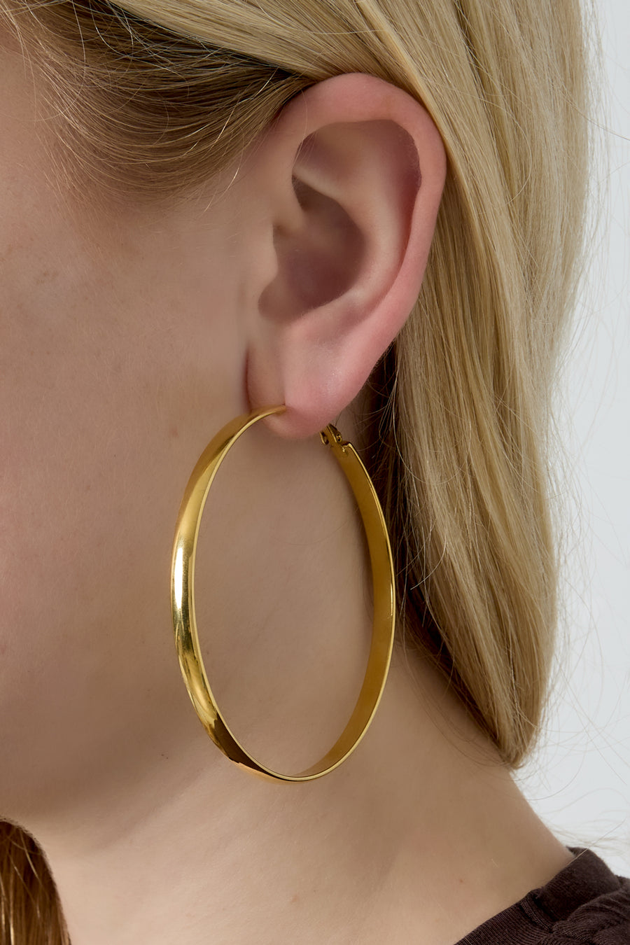 Basic Hoop earrings thick