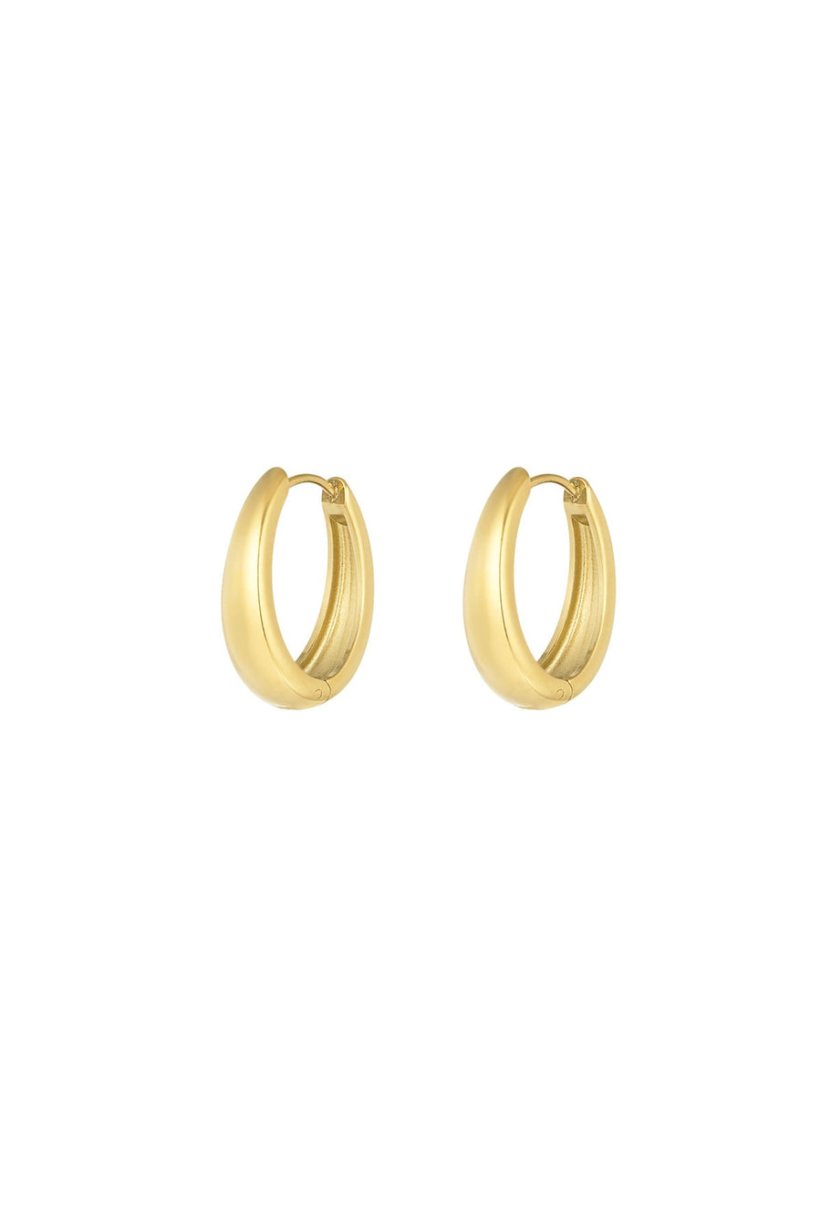 Classy Hoop Earrings · gold · product