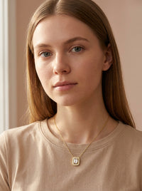 Geo Pendant Necklace · hero