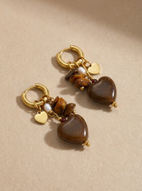 Heart Bead Hoops · product