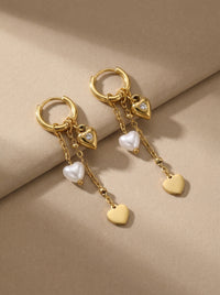 Heart Dangle Earrings · product