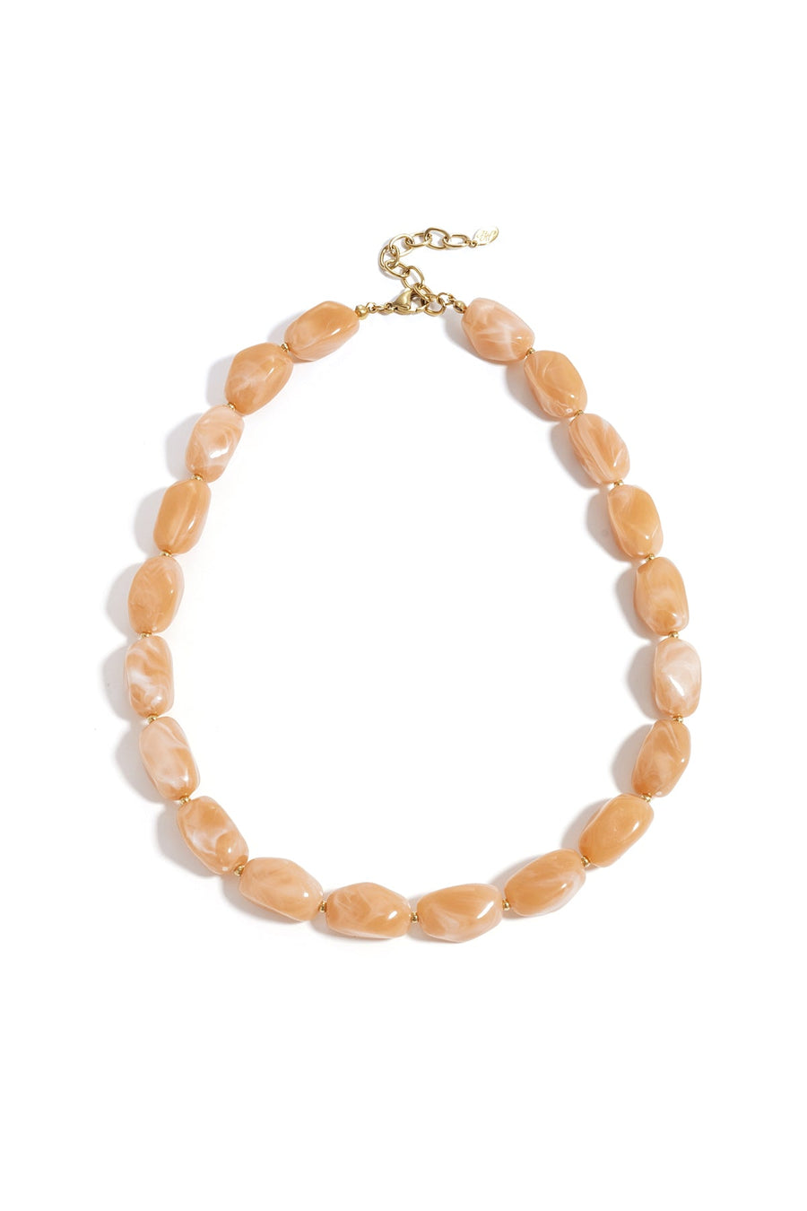 Organic Bead Necklace · light-purple · product
