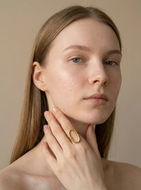 Oval Minimal Ring · lifestyle