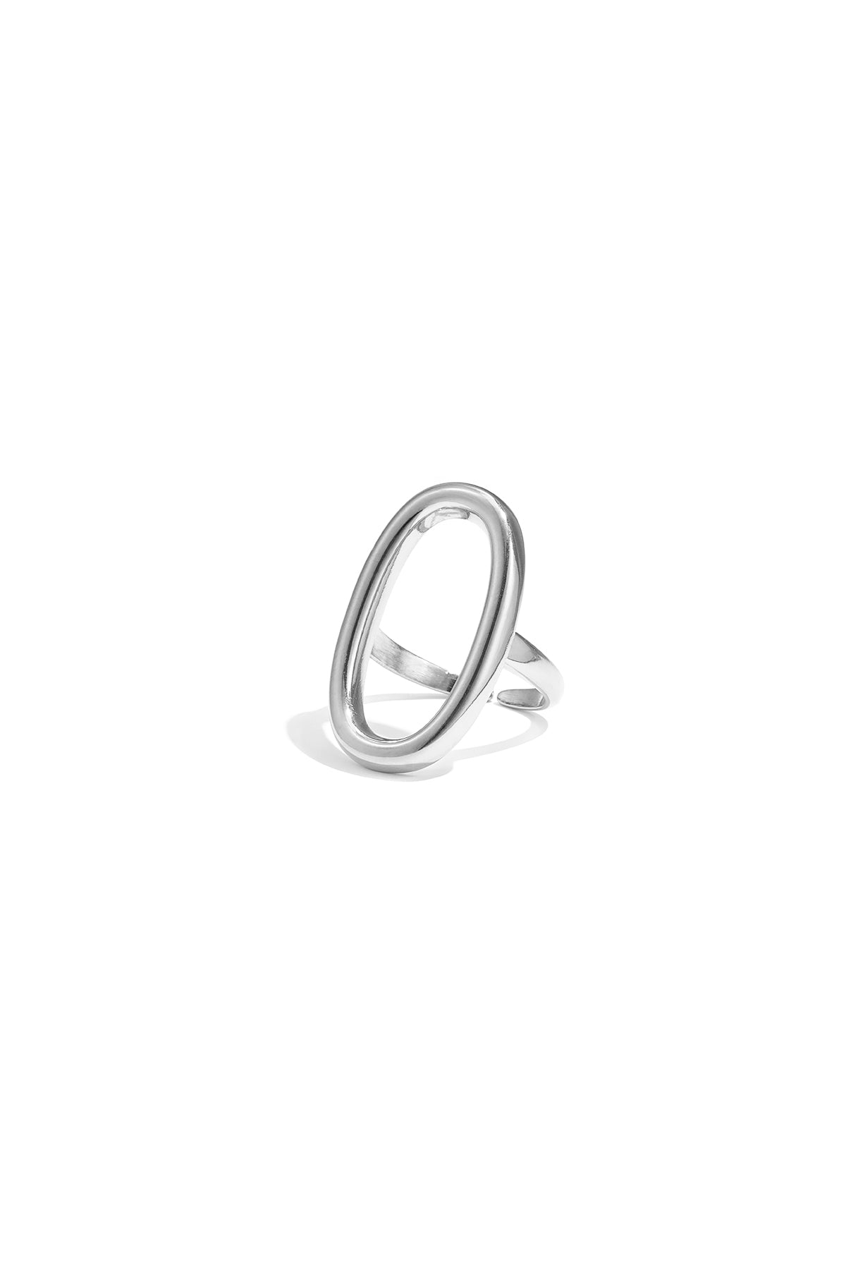 Oval Minimalist Ring · silver · product