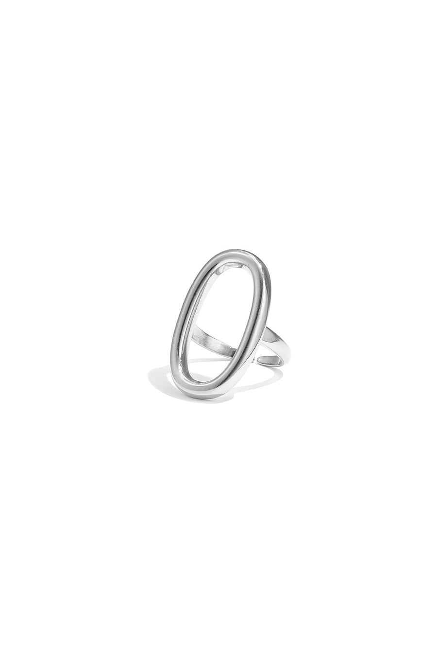Oval Minimalist Ring · silver · product