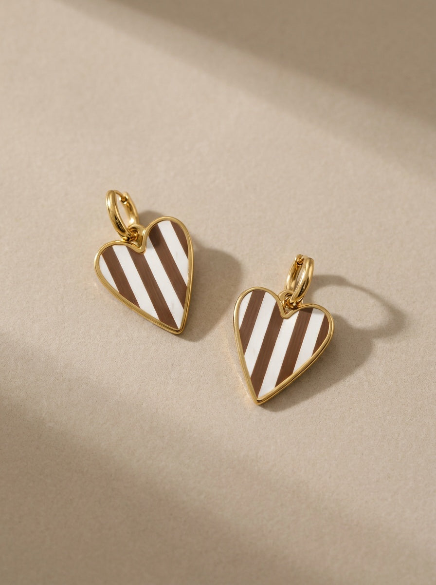Striped Heart Drops · product