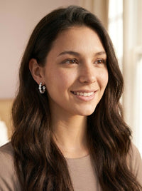 Textured Classic Hoops · lifestyle