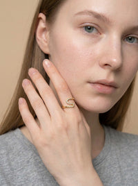 Wave Line Ring · lifestyle