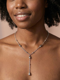 Y-Line Droplet Necklace · hero